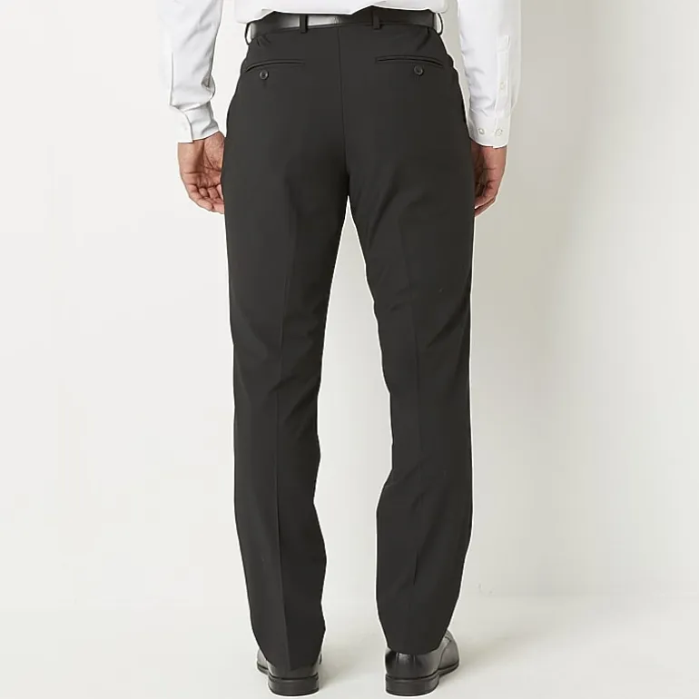 J. Ferrar Ultra Comfort Mens Stretch Fabric Classic Fit Flat Front Suit Pant