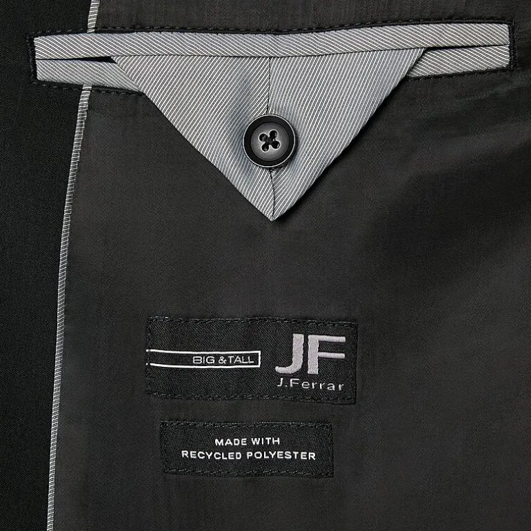 J. Ferrar Ultra Comfort Mens Stretch Fabric Regular Fit Big and Tall Suit Jacket