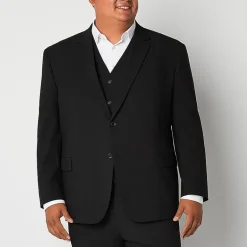 J. Ferrar Ultra Comfort Mens Stretch Fabric Regular Fit Big and Tall Suit Jacket