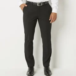 J. Ferrar Ultra Comfort Mens Stretch Fabric Super Slim Fit Flat Front Suit Pant