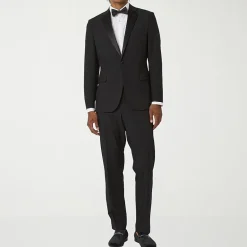 J. Ferrar Ultra Comfort Mens Stretch Fabric Classic Fit Tuxedo Pant