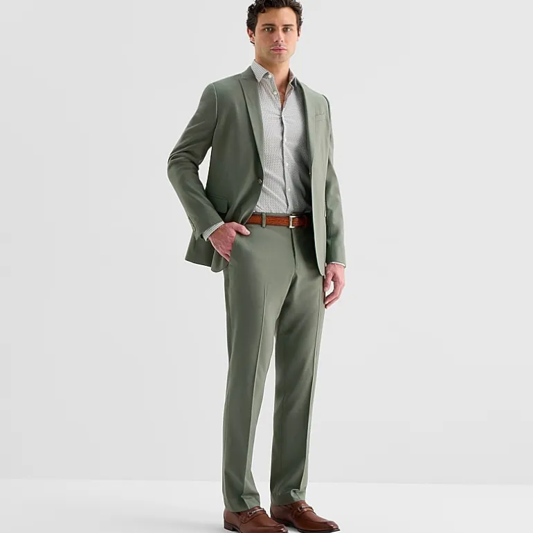 J. Ferrar Ultra Comfort Mens Stretch Fabric Slim Fit Suit Separates