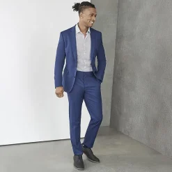 J. Ferrar Ultra Comfort Mens Super Slim Fit Flat Front Suit Pant