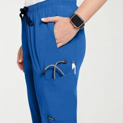 Jockey 2520 Cargo 4-Pocket Womens Petite Stretch Fabric Scrub Pant