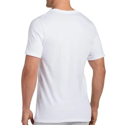 Jockey Classics Bonus Pack Mens 4 Pack Short Sleeve V Neck Moisture Wicking T-Shirt