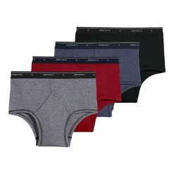Jockey Classics Full-Rise Mens 4 Pack Briefs 9965