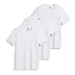 Jockey Classics Mens 3 Pack Short Sleeve V Neck Moisture Wicking T-Shirt