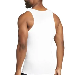 Jockey Cotton Bonus Pack Mens Scoop Neck Sleeveless Quick Dry 5 Pack Tank