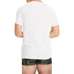 Jockey Cotton Stretch Mens 2 Pack Short Sleeve Crew Neck Moisture Wicking T-Shirt Tall