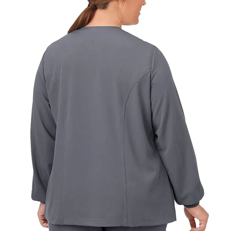 Jockey 2356 Snap Front Womens Plus Scrub Jackets