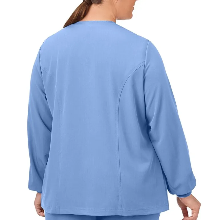 Jockey 2356 Snap Front Womens Plus Scrub Jackets
