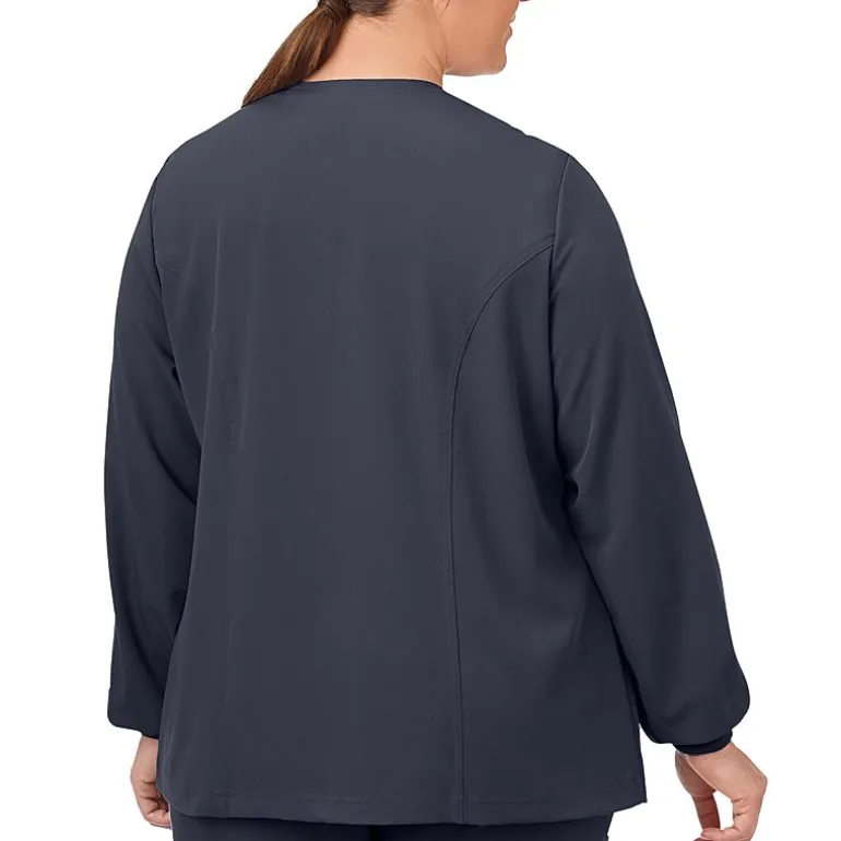 Jockey 2356 Snap Front Womens Plus Scrub Jackets
