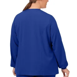 Jockey 2356 Snap Front Womens Plus Scrub Jackets