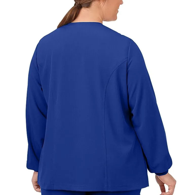 Jockey 2356 Snap Front Womens Plus Scrub Jackets