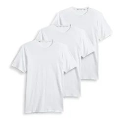 Jockey Tailored Essentials Mens 3 Pack Short Sleeve Crew Neck T-Shirt