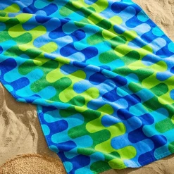 JONATHAN ADLER Bargello Puzzle Beach Towel