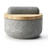 Joseph Joseph  Dash With Bamboo Lid - Granite Mortar & Pestle