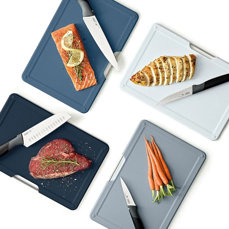 Joseph Joseph Folio Plus Colour Coded Knife & Chopping Board 8-pc. Set
