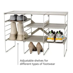 Joseph Joseph Level Plus Adjust Stackable 12-Shelf Shoe Rack