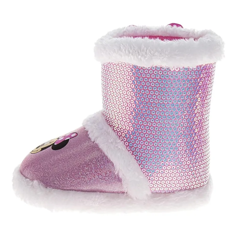 Josmo Toddler Girls Minnie Mouse Insulated Flat Heel Snow Boots