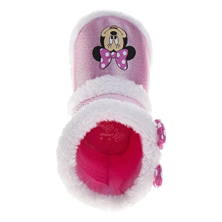 Josmo Toddler Girls Minnie Mouse Insulated Flat Heel Snow Boots