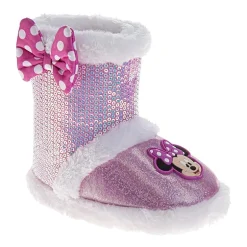Josmo Toddler Girls Minnie Mouse Insulated Flat Heel Snow Boots