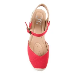 Journee Collection Ashlyn Womens Round Wedge Heel Pumps