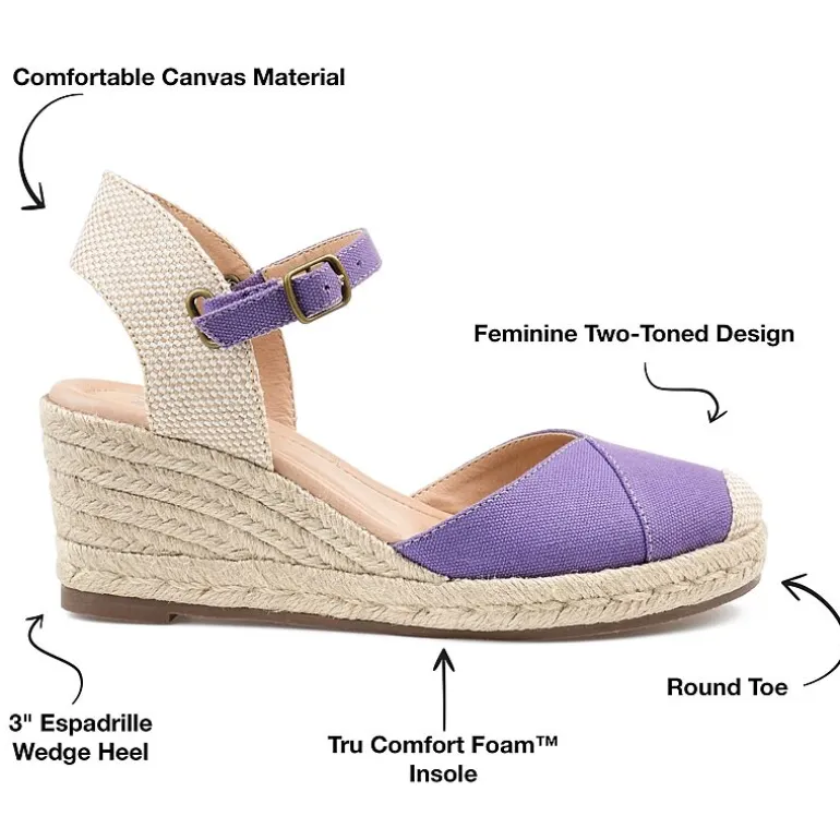 Journee Collection Ashlyn Womens Round Wedge Heel Pumps