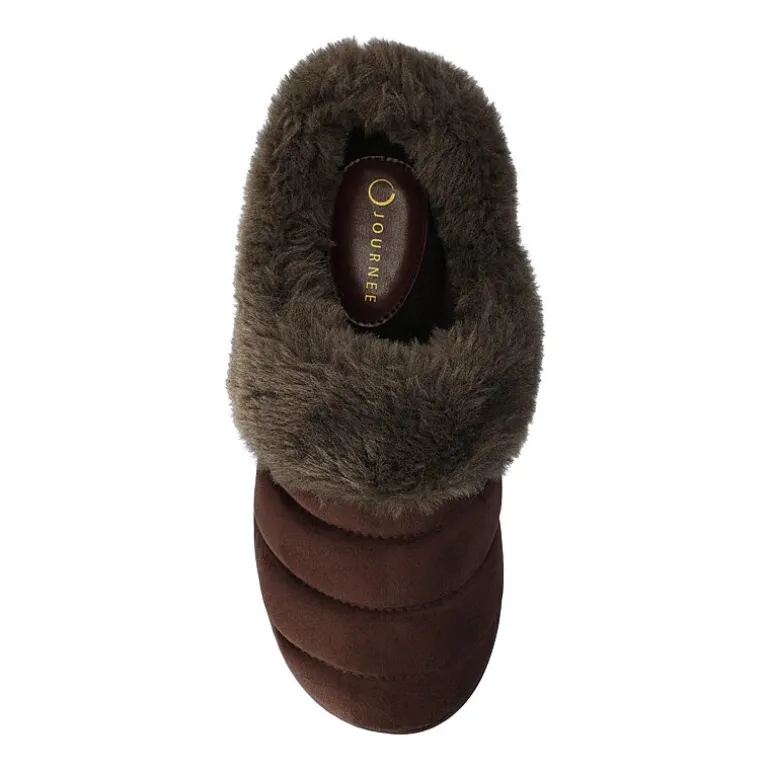 Journee Collection Blair Womens Slip-On Slippers