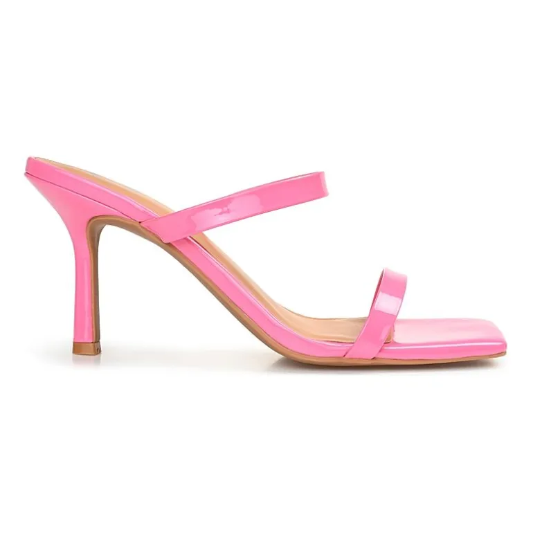 Journee Collection Brie Womens Round Open Toe Stiletto Heel Pumps