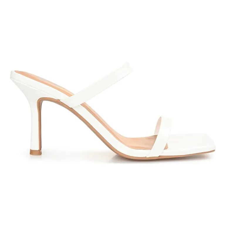Journee Collection Brie Womens Round Open Toe Stiletto Heel Pumps