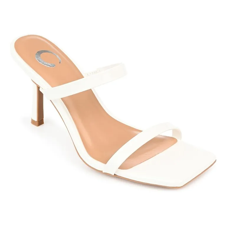 Journee Collection Brie Womens Round Open Toe Stiletto Heel Pumps