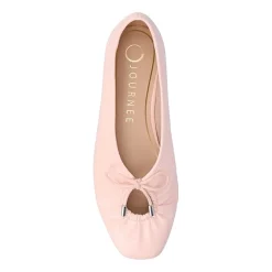 Journee Collection Callee Womens Square Ballet Flats