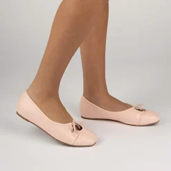 Journee Collection Callee Womens Square Ballet Flats