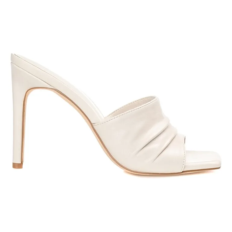 Journee Collection Camber Womens Round Open Toe Stiletto Heel Pumps