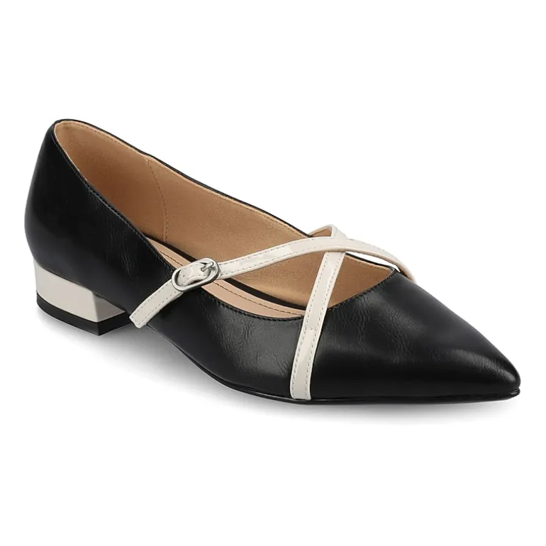 Journee Collection Camby Womens Pointed Closed Toe Ballet Flats