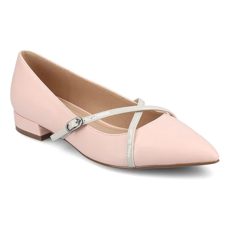 Journee Collection Camby Womens Pointed Closed Toe Ballet Flats