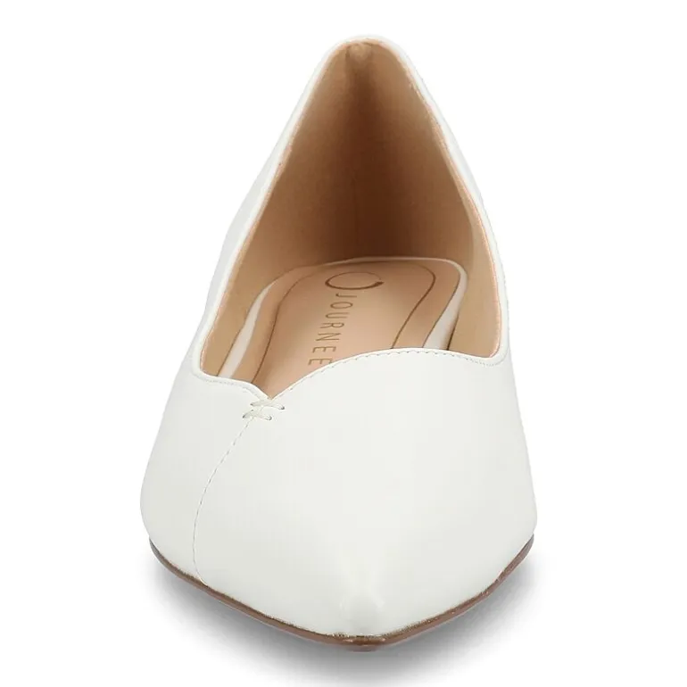 Journee Collection Carmin Womens Pointed Closed Toe Ballet Flats