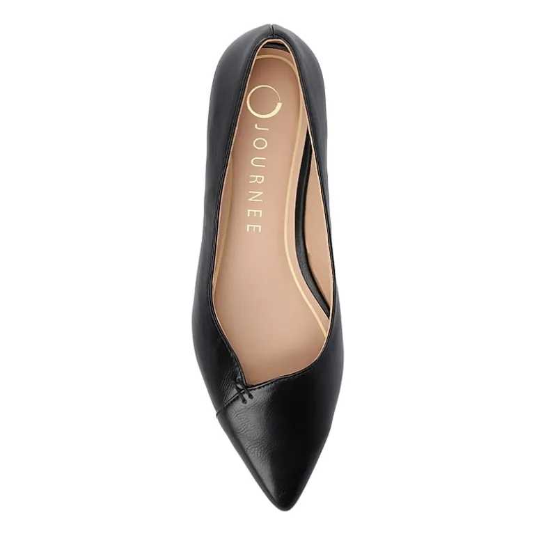 Journee Collection Carmin Womens Pointed Closed Toe Ballet Flats