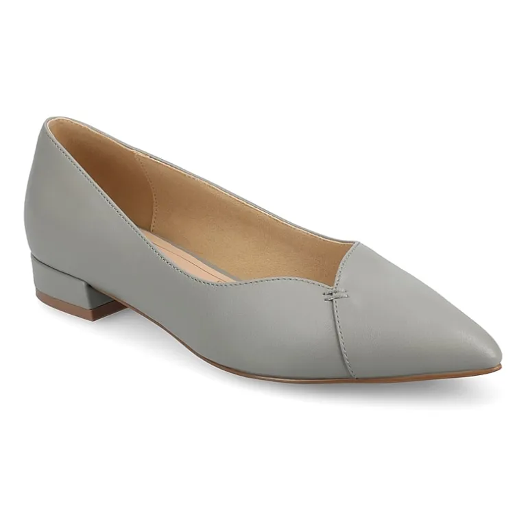 Journee Collection Carmin Womens Pointed Closed Toe Ballet Flats