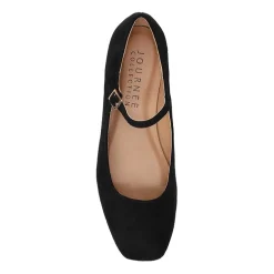 Journee Collection Carrie-Wd Womens Square Mary Jane Shoes Wide Width