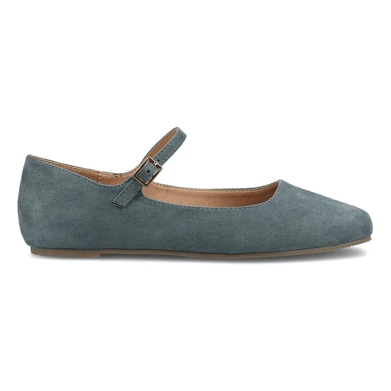 Journee Collection Carrie-Wd Womens Square Mary Jane Shoes Wide Width