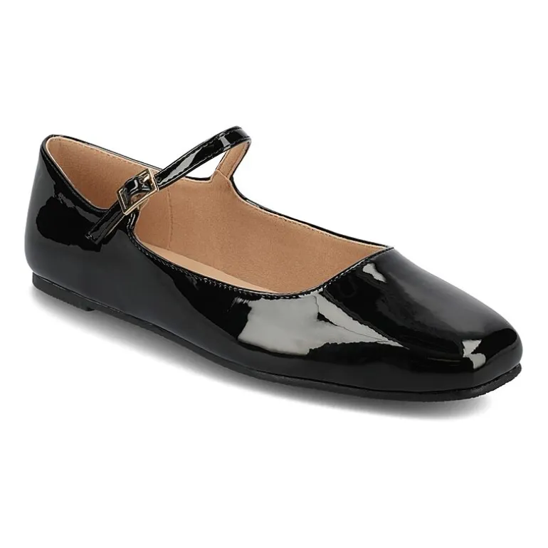 Journee Collection Carrie-Wd Womens Square Mary Jane Shoes Wide Width