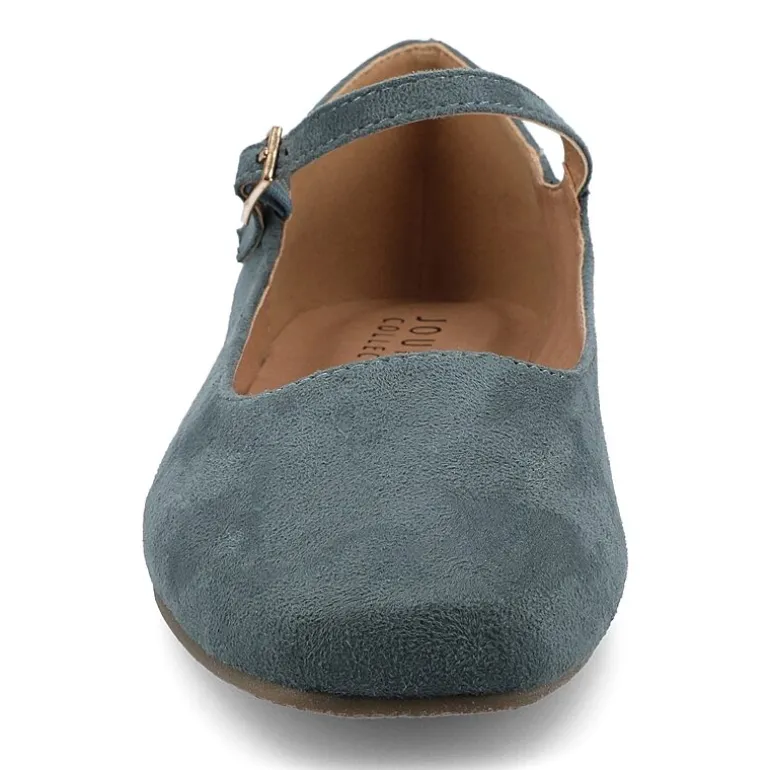 Journee Collection Carrie-Wd Womens Square Mary Jane Shoes Wide Width