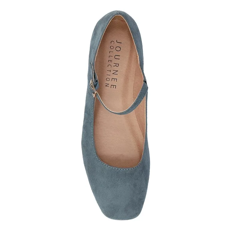 Journee Collection Carrie Womens Square Mary Jane Shoes