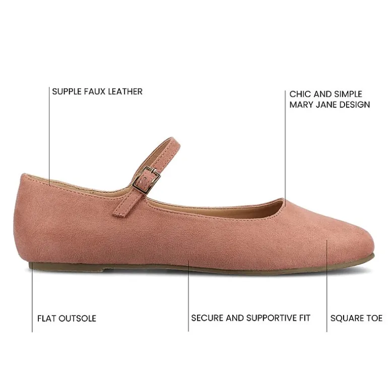 Journee Collection Carrie Womens Square Mary Jane Shoes