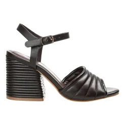 Journee Collection Charmaine Womens Round Open Toe Stacked Heel Pumps