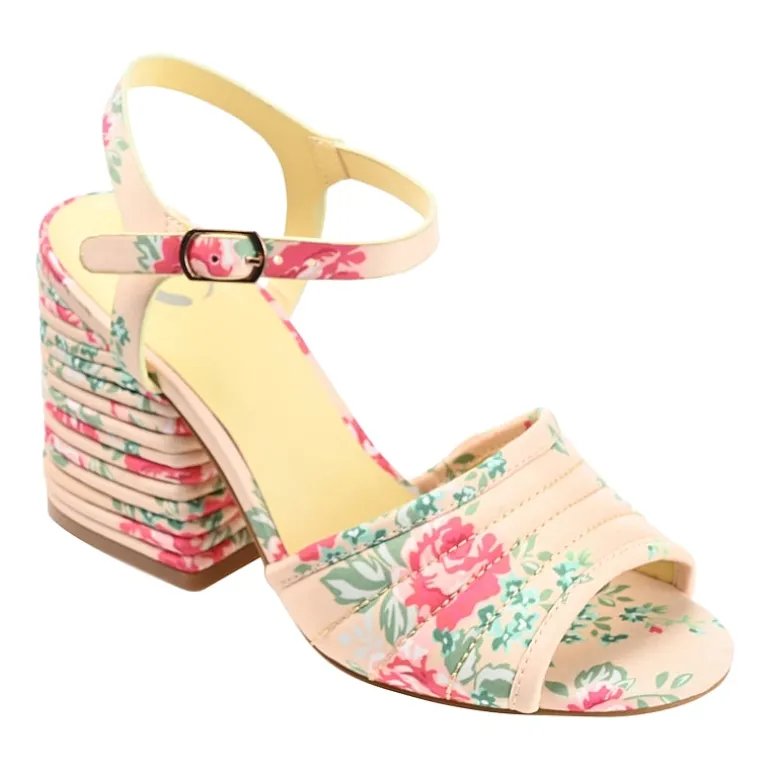 Journee Collection Charmaine Womens Round Open Toe Stacked Heel Pumps