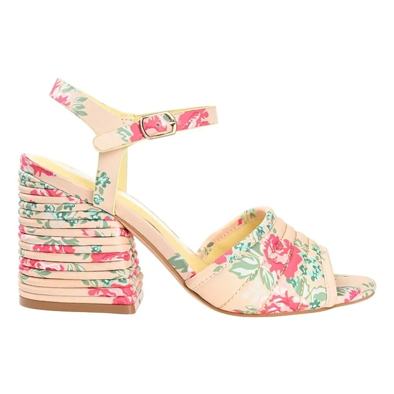Journee Collection Charmaine Womens Round Open Toe Stacked Heel Pumps