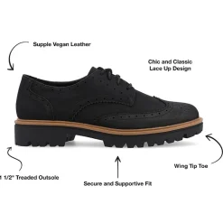 Journee Collection Claudiya Womens Wing Closed Toe Loafers